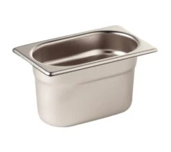 Quattro 1/9 Gastronorm Pan 150mm Deep Stainless Steel - Pack Of 5