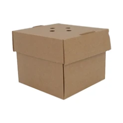 ECatering Essentials Eco-Friendly Premium Corrugated Burger Box (100)