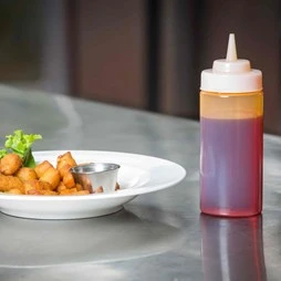 Clear Squeeze Sauce Bottle 8oz - Image 3