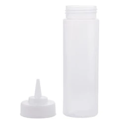 Clear Squeeze Sauce Bottle 12oz - Image 3