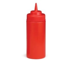 Red Squeeze Sauce Bottle 16oz