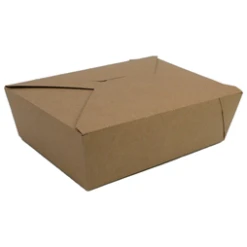 ECatering Essentials Recycled Kraft Cardboard Takeaway Food Box (300)