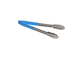 Vinyl Coated Blue Serving Tongs 315mm
