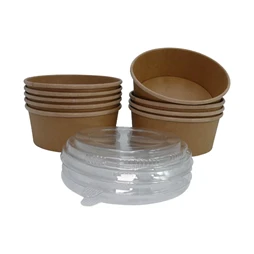 ECatering Essentials 550ml Kraft Salad Bowl - Image 5