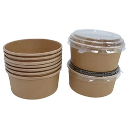 ECatering Essentials 550ml Kraft Salad Bowl - Image 6