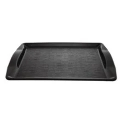 Olympia Kristallon Polypropylene Handled Fast Food Tray Black 420mm