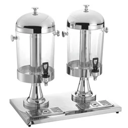 Quattro Twin 2 X 8 Litre Executive Juice Dispenser With Ice Chambers