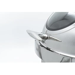 Quattro Round Roll Top Chafing Dish With Glass Window 6 Litre Capacity - Image 3