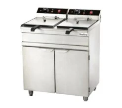 Quattro Floor Standing 2 X 16 Litre Twin Tank Electric Commercial Fryer