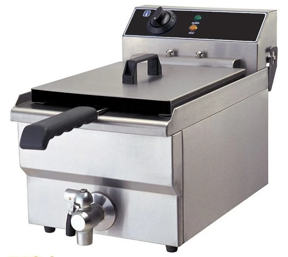 Quattro 12 Litre Tank Commercial Fryer With Drain Tap