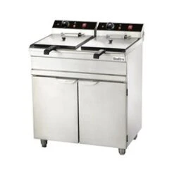 Quattro Floor Standing 2 X 12 Litre Twin Tank Electric Fryer