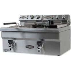 Contender Twin 10L Electric Commercial Fryer
