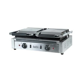 Quattro Heavy Duty Twin Contact - Panini Grill Ribbed Top - Flat Bottom Plates - Image 5