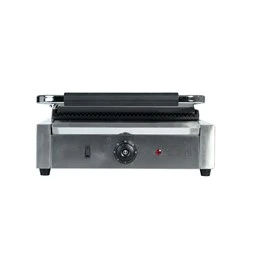 Quattro Heavy Duty Large Single Panini - Contact Grill Ribbed Top + Bottom Plates - Image 2