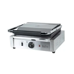 Quattro Heavy Duty Large Single Panini - Contact Grill Ribbed Top + Bottom Plates - Image 3