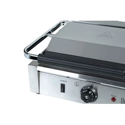 Quattro Heavy Duty Large Single Panini - Contact Grill Ribbed Top + Bottom Plates - Image 4