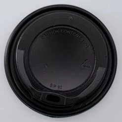 ECatering Essentials 90mm Black Plastic Sip Lid (1000)