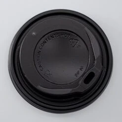 ECatering Essentials 80mm Black Plastic Sip Lid (1000)
