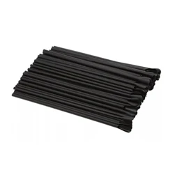 ECatering Essentials Black Compostable Spoon Straws 8mm (Box Of 200) - Image 2