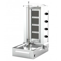 Kebab King 4 Burner Premium Kebab Grill - Natural Gas Or LPG