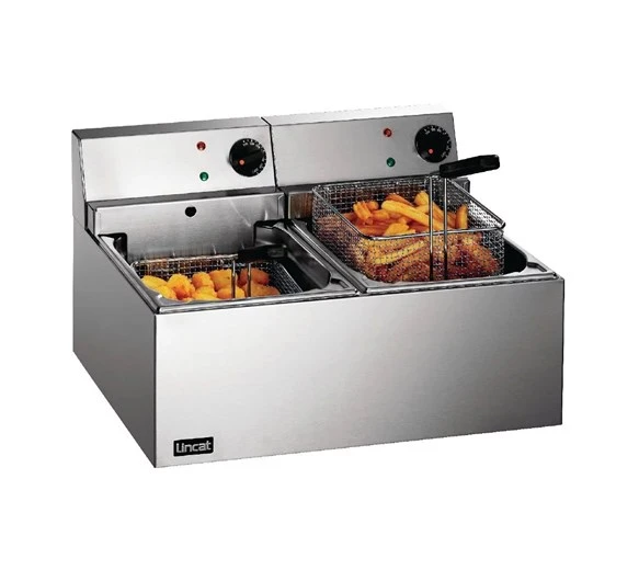 Lincat Lynx 400 LDF2 Twin Tank 2 X 4 Litre Electric Fryer With Baskets