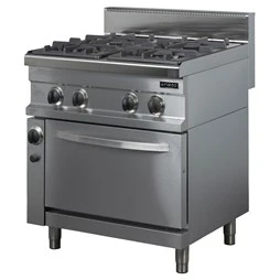 Arisco Heavy Duty 4 Burner Gas Range Cooker - Natural Gas Or LPG