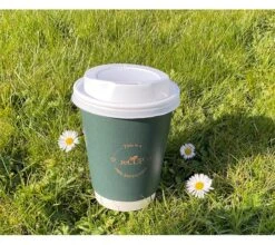 12oz ReCup GREEN Double Wall Coffee Cups - 100% Recyclable