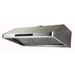 Quattro 1200mm Commercial Extractor Hood With Motor, Filters, LED Lights