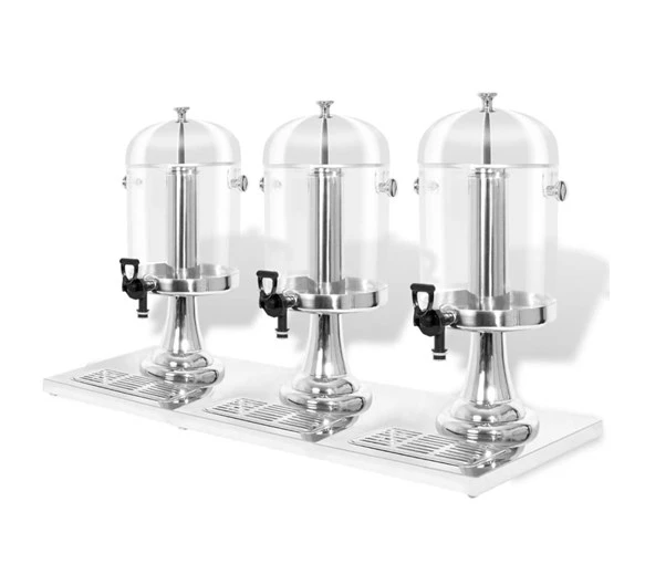 Quattro Triple 3 X 8 Litre Executive Juice Dispenser With Ice Chambers - Image 5